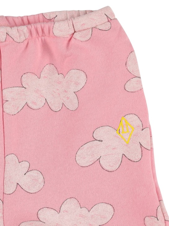 The Animals Observatory: 白云印花棉质短裤 - 粉色 - kids-girls_1 | Luisa Via Roma