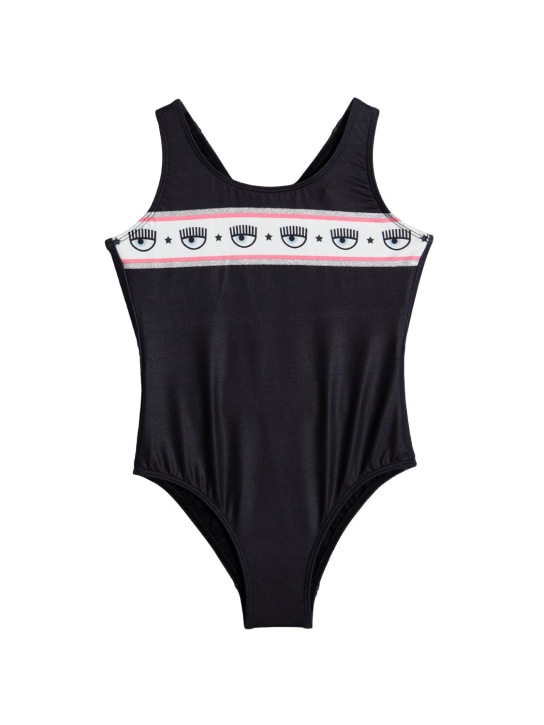 Chiara Ferragni: Bañador entero de techno - Negro - kids-girls_0 | Luisa Via Roma