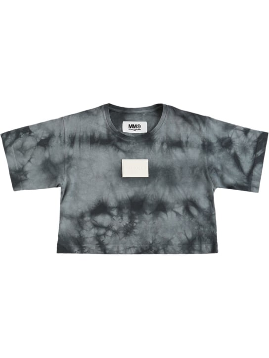 Tie dye print cotton jersey t shirt MM6 Maison Margiela Girls