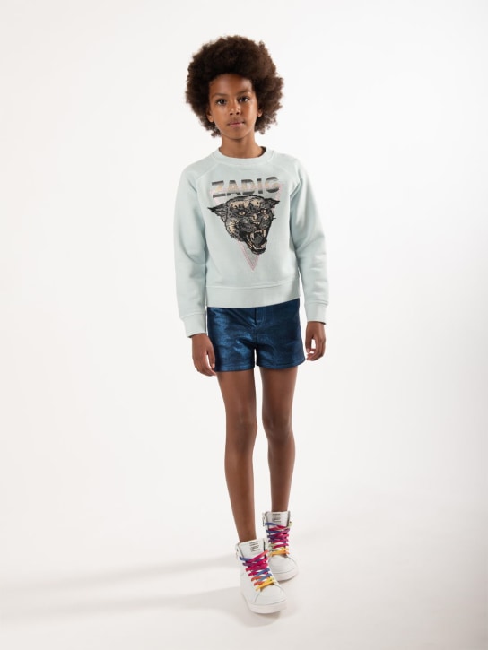 Zadig&Voltaire: SNEAKERS AUS LEDER MIT ZIPPER - Weiß - kids-boys_1 | Luisa Via Roma