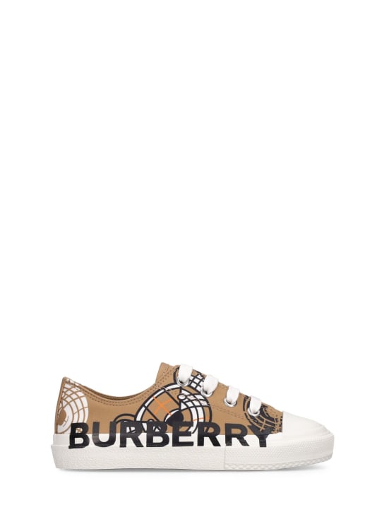 Girls store burberry sneakers