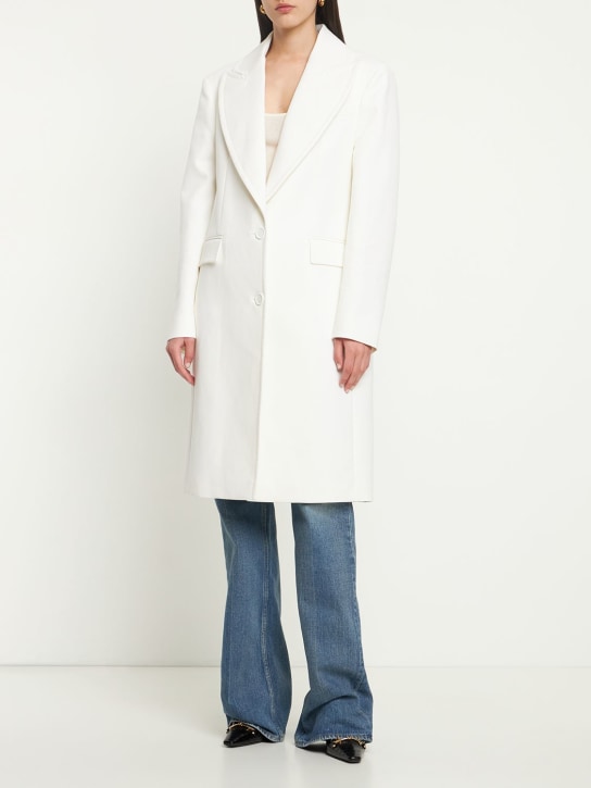 Michael Kors Collection: コットン＆リネンコート - ホワイト - women_1 | Luisa Via Roma