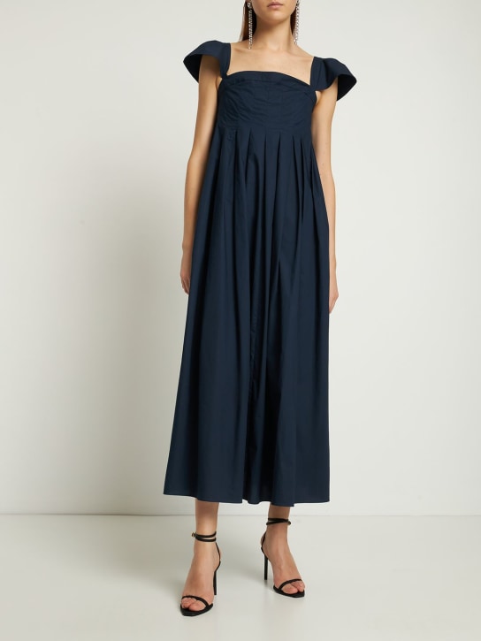 Rochas: Cotton poplin long dress - women_1 | Luisa Via Roma
