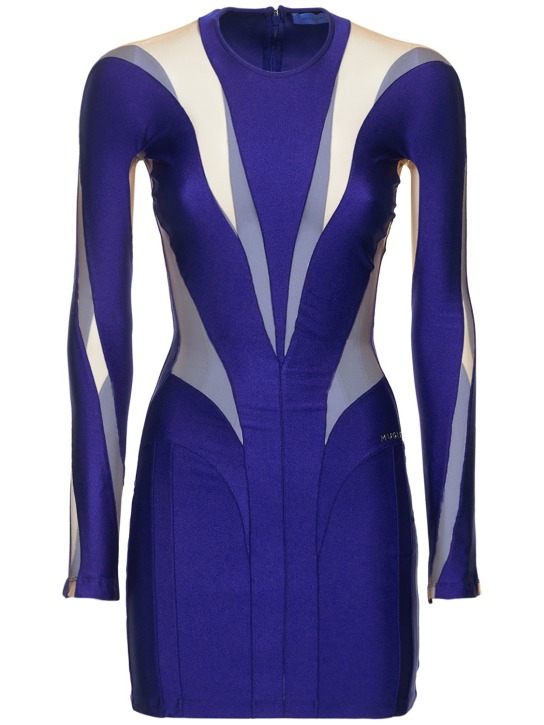 Mugler 2025 mesh dress