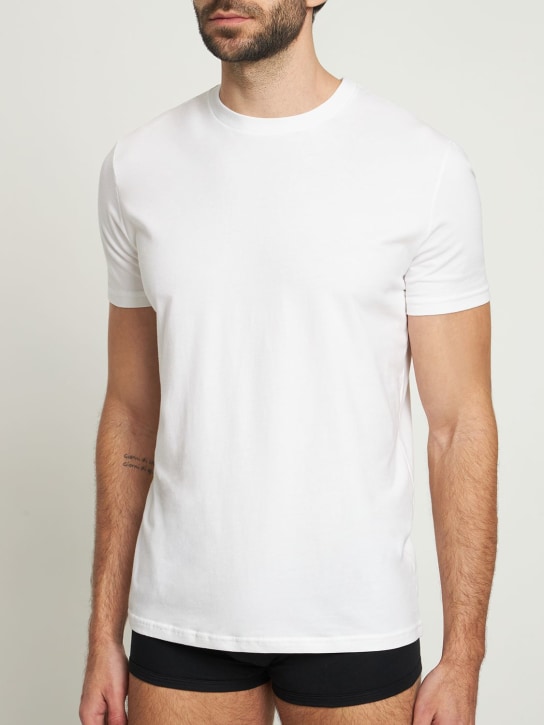 Dsquared2: Pack of 2 jersey t-shirts - White - men_1 | Luisa Via Roma