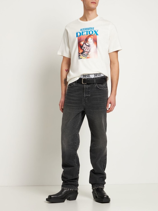 Diesel: 디톡스 프린트 코튼 티셔츠 - men_1 | Luisa Via Roma