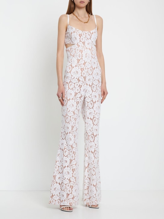 Cotton blend lace jumpsuit - Thumbnail 2
