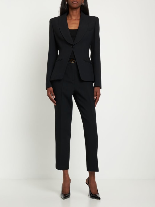 Double crepe sable blazer - Thumbnail 2