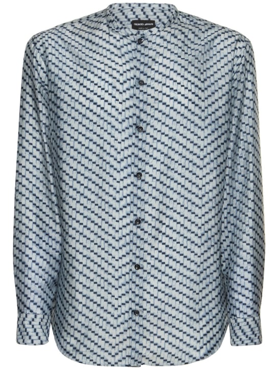 Armani silk outlet shirt