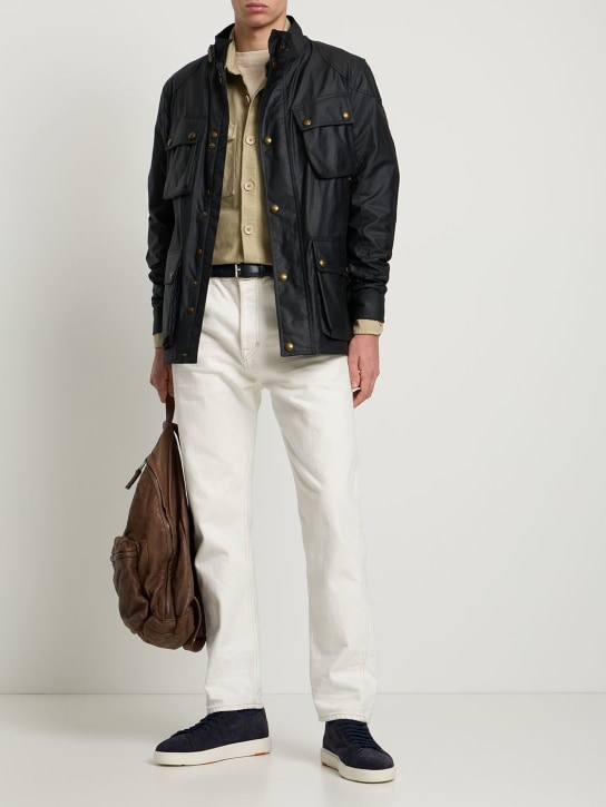 Belstaff: Fieldmaster waxed cotton jacket - men_1 | Luisa Via Roma