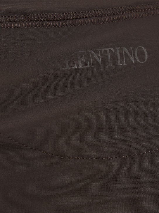 Valentino: Long sleeve jersey t-shirt - Brown - men_1 | Luisa Via Roma