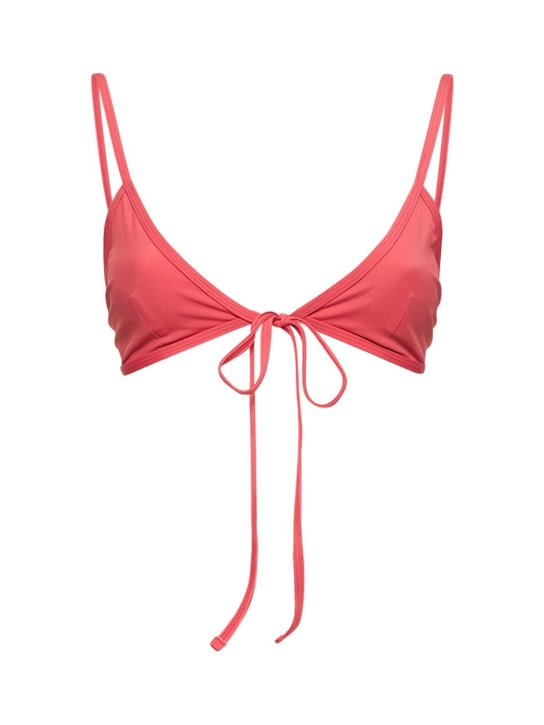 Christopher Esber: 타이 비키니 탑 - 핑크 - women_0 | Luisa Via Roma