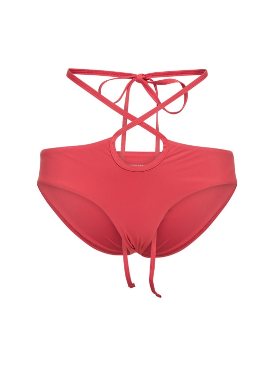 Christopher Esber: Bas de bikini à nouer - Rose - women_0 | Luisa Via Roma