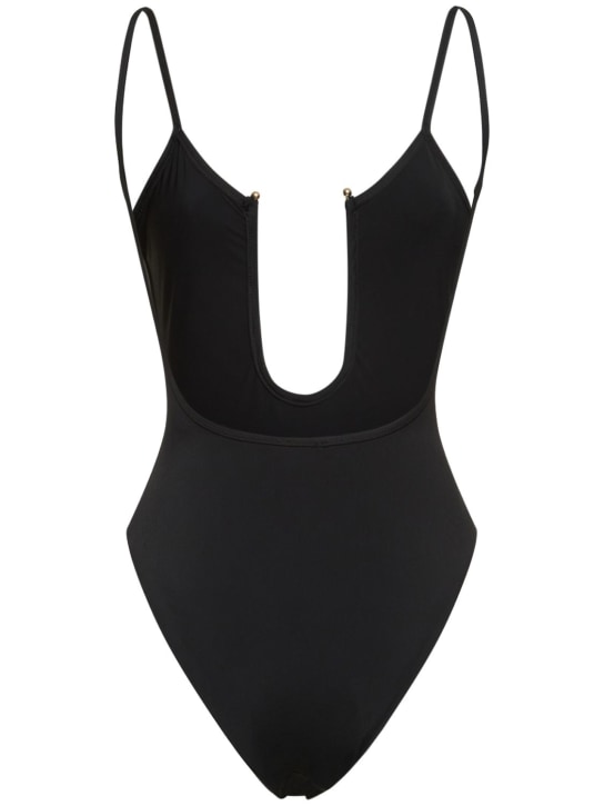 Christopher Esber: U wire one piece bathing suit - Black - women_4 | Luisa Via Roma