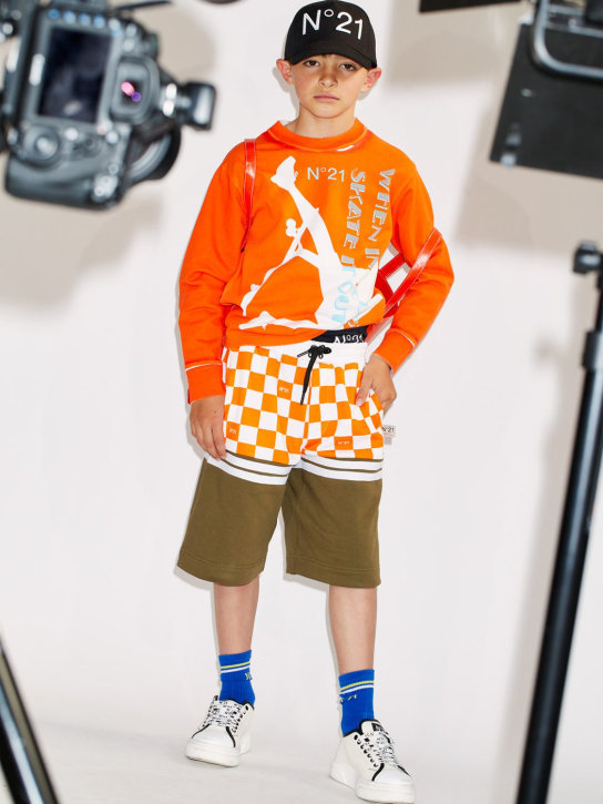 N°21: Shorts in cotone bicolor - kids-boys_1 | Luisa Via Roma