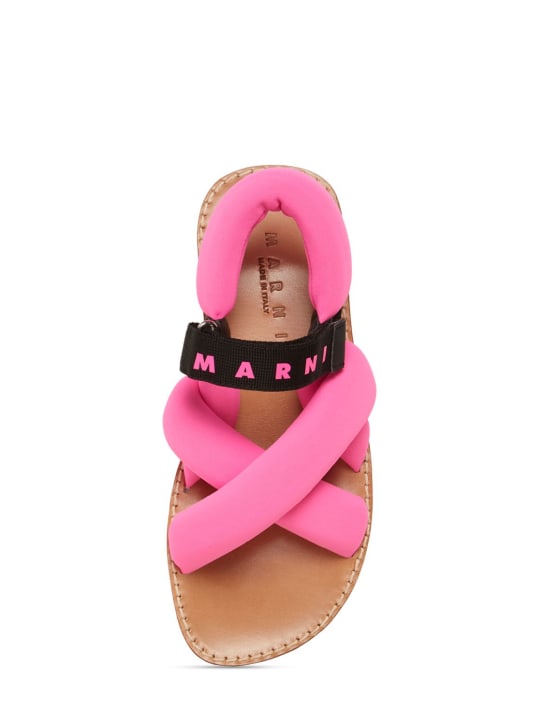 Marni Junior: ネオプレンサンダル - フクシャ - kids-girls_1 | Luisa Via Roma