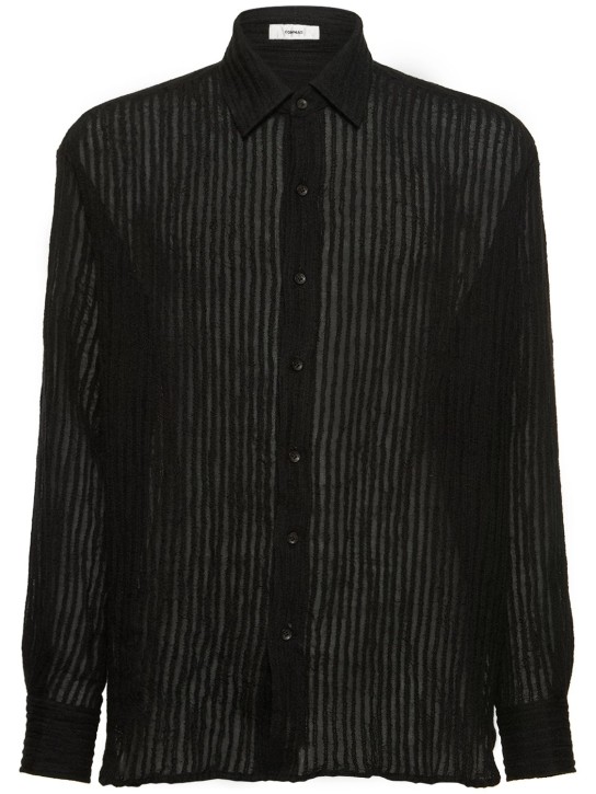 Commas: 梭织衬衫 - 黑色 - men_0 | Luisa Via Roma