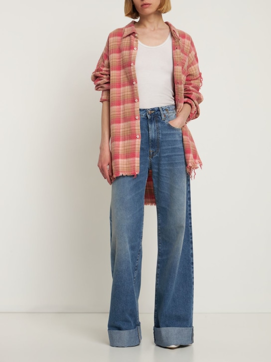 R13: Lisa baggy wide jeans - women_1 | Luisa Via Roma