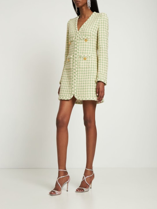 Giambattista Valli: Vestito bouclé pied de poule - Multicolore - women_1 | Luisa Via Roma