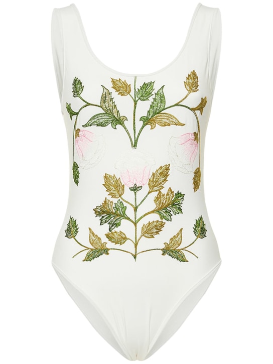 Giambattista Valli: Bañador entero bordado - Multicolor - women_0 | Luisa Via Roma