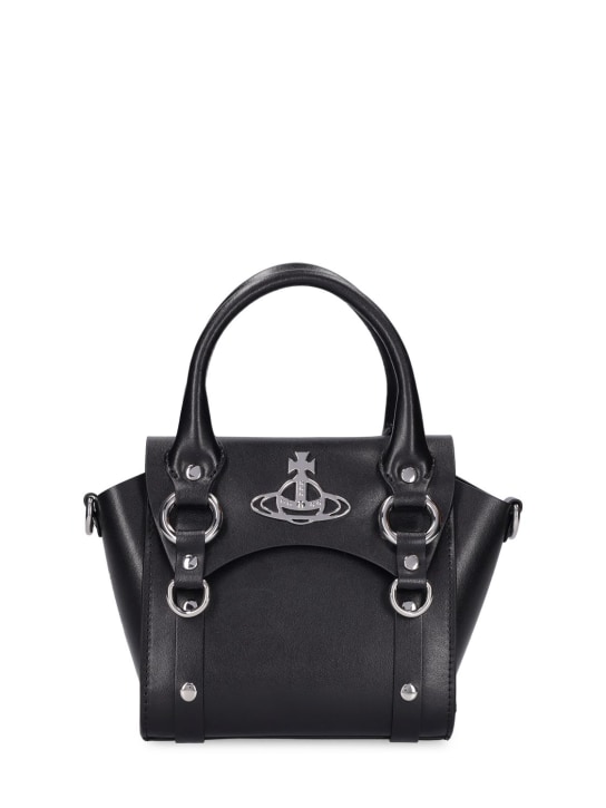 Vivienne Westwood: Mini Betty smooth leather top handle bag - women_0 | Luisa Via Roma