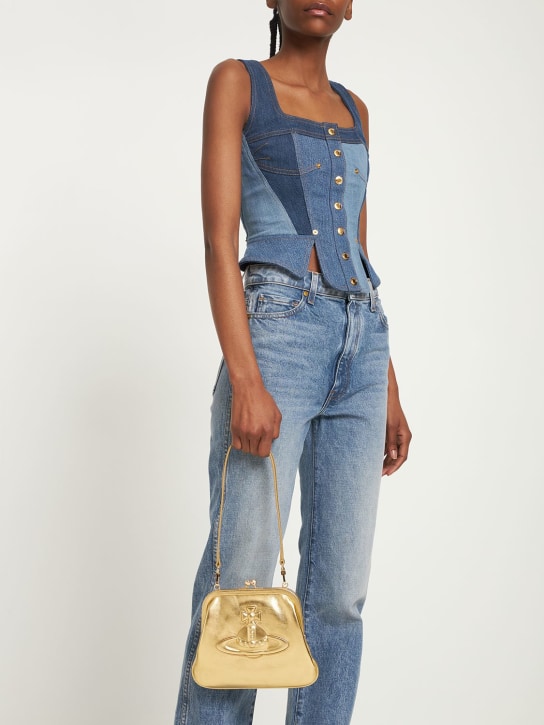 Vivienne Westwood: Vivienne's metallic leather bag - women_1 | Luisa Via Roma