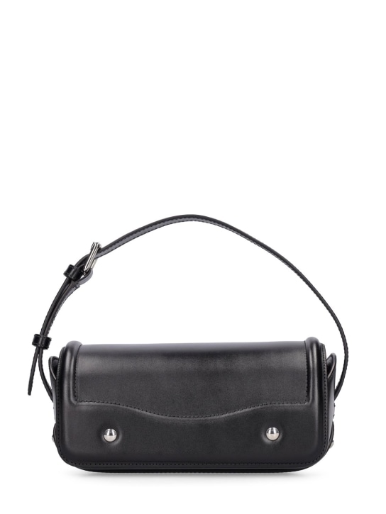 Lemaire: Ransel glossy leather handbag - women_0 | Luisa Via Roma