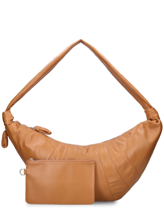 Lemaire: Large Croissant soft nappa leather bag - women_1 | Luisa Via Roma