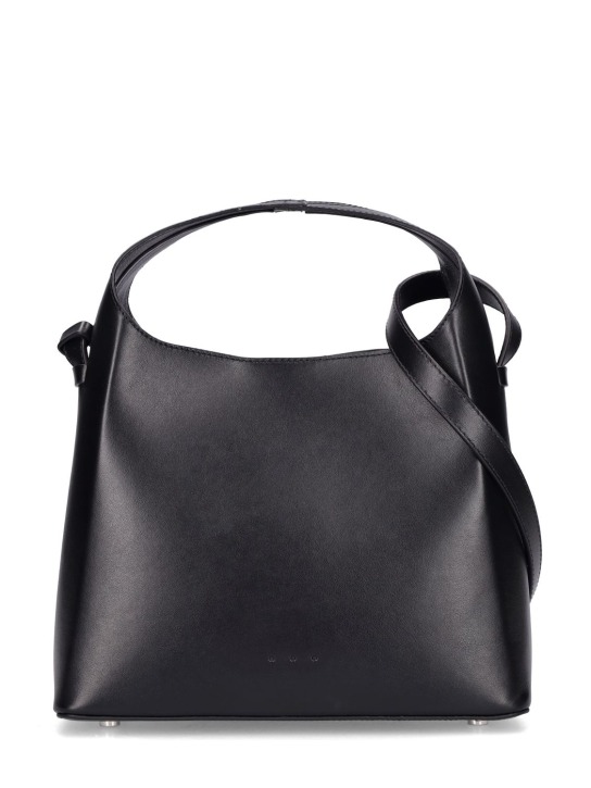 Aesther Ekme: Mini Sac smooth leather top handle bag - Siyah - women_0 | Luisa Via Roma