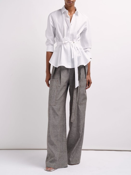 Cuneo belted cotton poplin shirt - Max Mara - Women | Luisaviaroma