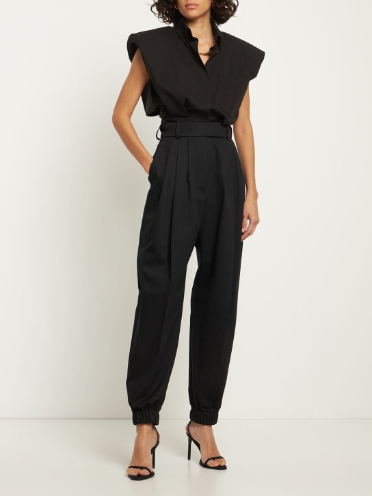 Twill balloon pants - Thumbnail 2