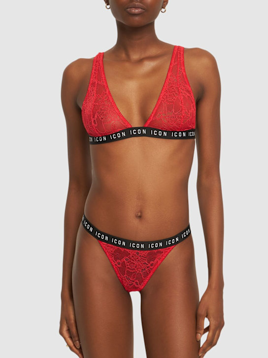 Icon tape lace thong - Thumbnail 2