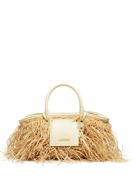 Jacquemus: TOTE „LE PANIER SOLI RAPHIA“ - women_0 | Luisa Via Roma