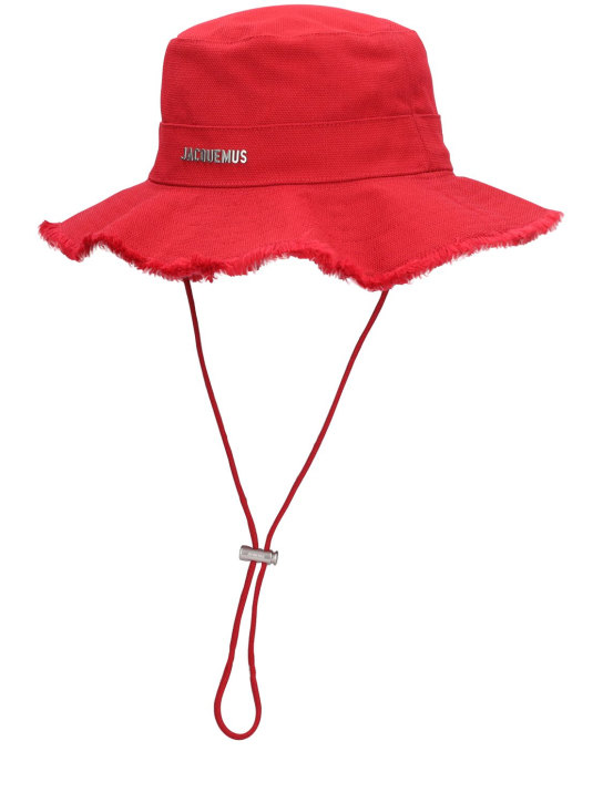 Jacquemus: Le Bob Artichaut logo hat - women_1 | Luisa Via Roma