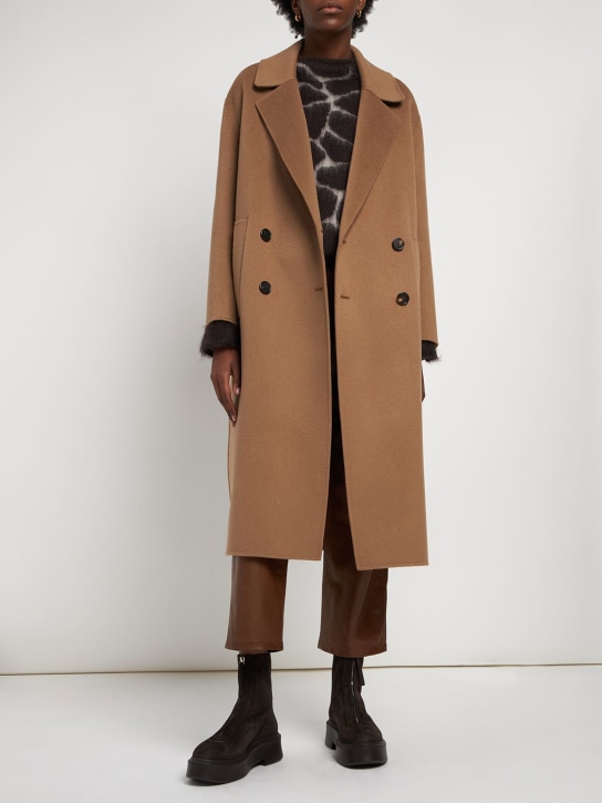 'S Max Mara: Mattia wool & cashmere long coat - women_1 | Luisa Via Roma