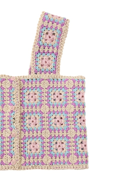 Stella McCartney Kids: クロシェニットクトップ - マルチカラー - kids-girls_1 | Luisa Via Roma