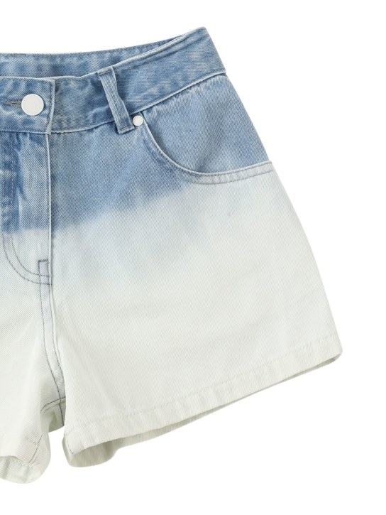 Stella McCartney Kids: SHORTS AUS BIO-BAUMWOLLDENIM - Denim - kids-girls_1 | Luisa Via Roma