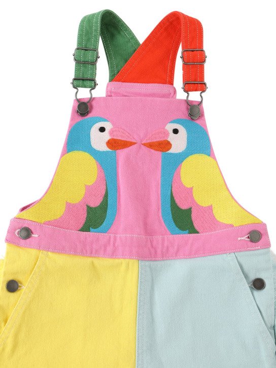 Stella McCartney Kids: オーガニックデニムオーバーオール - マルチカラー - kids-girls_1 | Luisa Via Roma