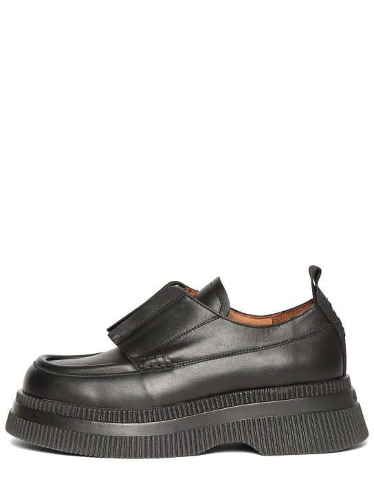 55mm leather loafers - GANNI - Women | Luisaviaroma