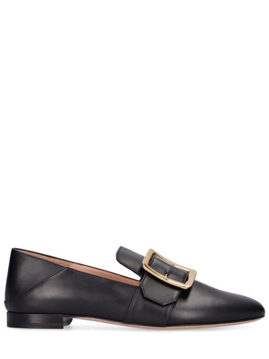 Bally: 10mm Janelle leather loafers - women_0 | Luisa Via Roma
