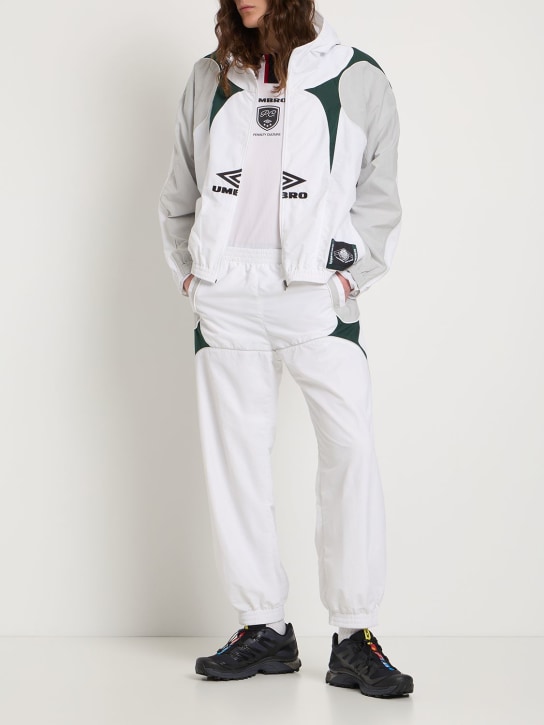 Umbro: Nylon track pants - White - men_1 | Luisa Via Roma
