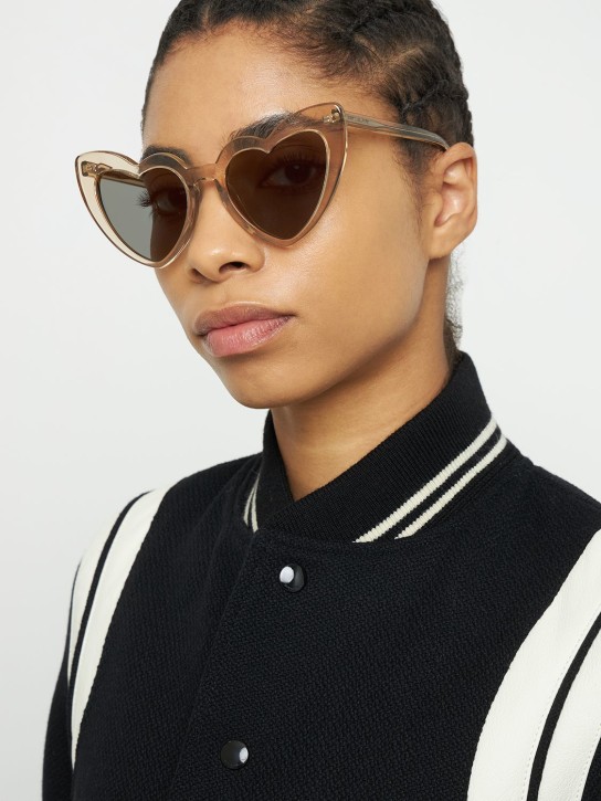 Saint Laurent: SL 181 New Wave acetate sunglasses - Transparent - women_1 | Luisa Via Roma