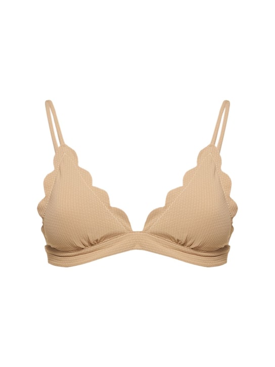 Marysia: Santa Clara bikini top - Beige - women_0 | Luisa Via Roma