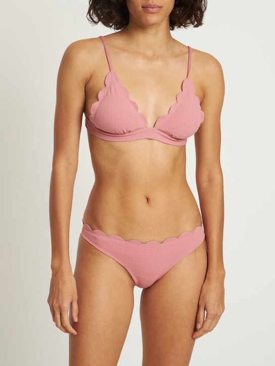 Marysia: Santa Clara bikini top - Pink/Blue - women_1 | Luisa Via Roma
