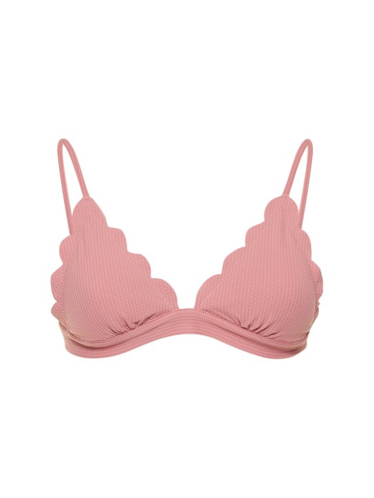 Marysia: Santa Clara bikini top - Pink/Blue - women_0 | Luisa Via Roma