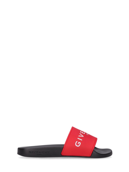 Givenchy logo discount embossed slides