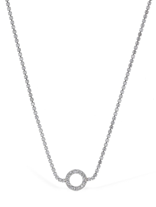 Isabel Marant: Disco ring collar necklace - Silver - women_1 | Luisa Via Roma