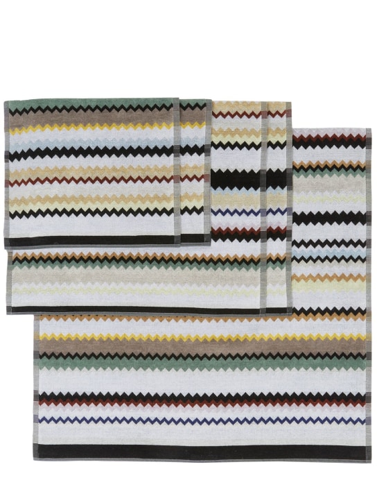 Missoni Home: Set di 5 asciugamani Curt - Multicolore - ecraft_1 | Luisa Via Roma