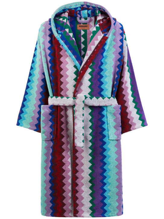 Missoni Home: Chantal hooded bathrobe - Multicolor - women_0 | Luisa Via Roma