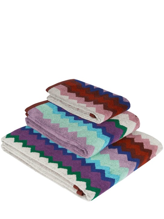 Missoni Home: Set of 3 Chantal towels - ecraft_0 | Luisa Via Roma